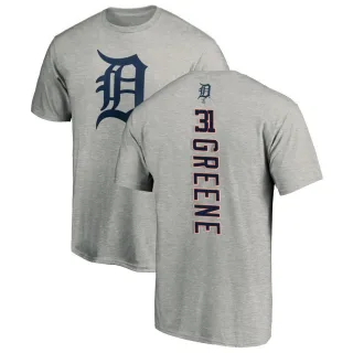 Riley Greene Detroit Tigers Men's Green Backer Long Sleeve T-Shirt - Navy