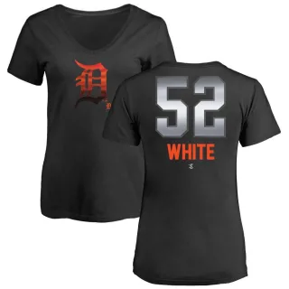 Spencer Turnbull Detroit Tigers Women's Navy Backer Slim Fit T-Shirt 